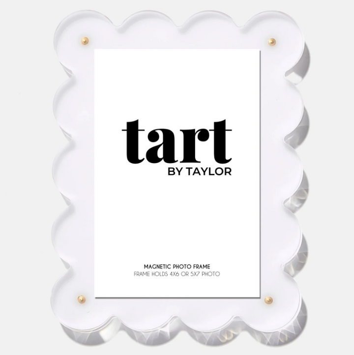 Acrylic Frame, White - 13 Hub Lane   |  Acrylic Frames