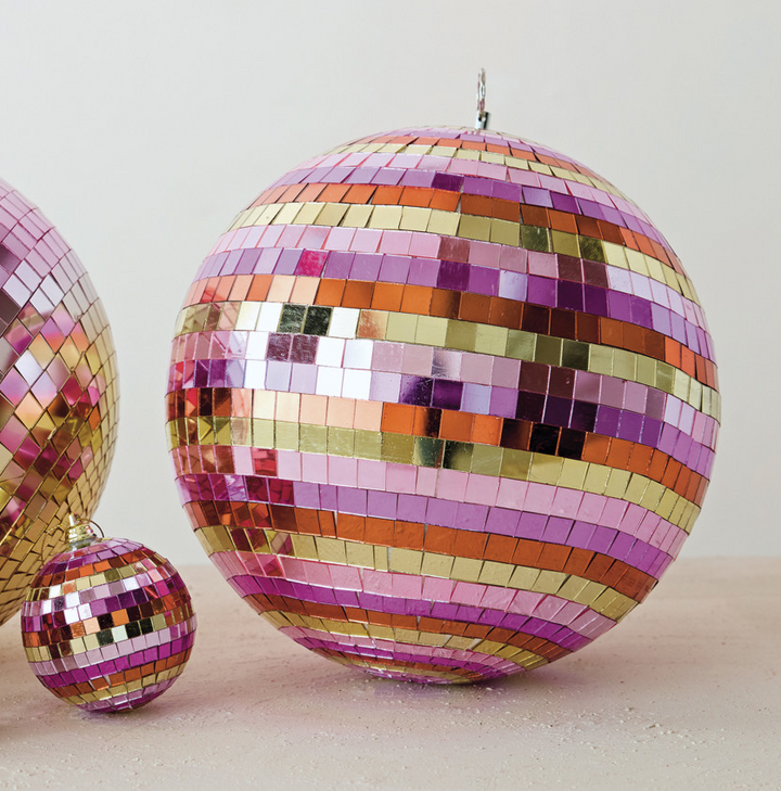 Oversized Foam & Glass Mirror Ball