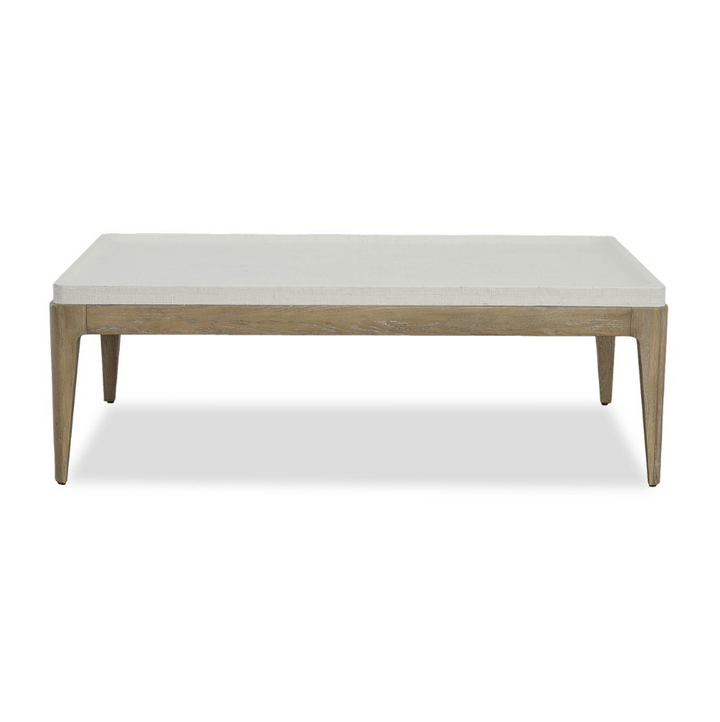 White Linen Coffee Table