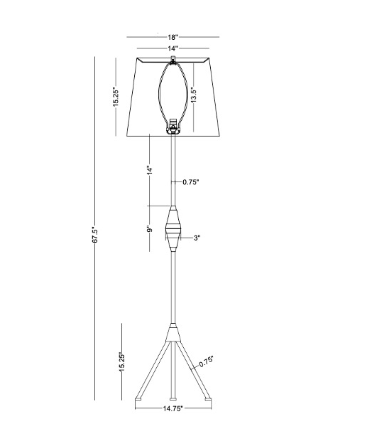 Tobermory Floor Lamp - 13 Hub Lane   |  Floor Lamps