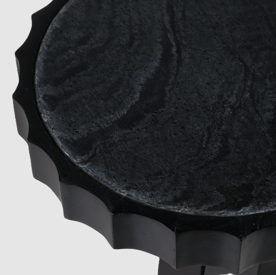 54" Luzia Metallic Marble Console Table - 13 Hub Lane   |  Console Tables