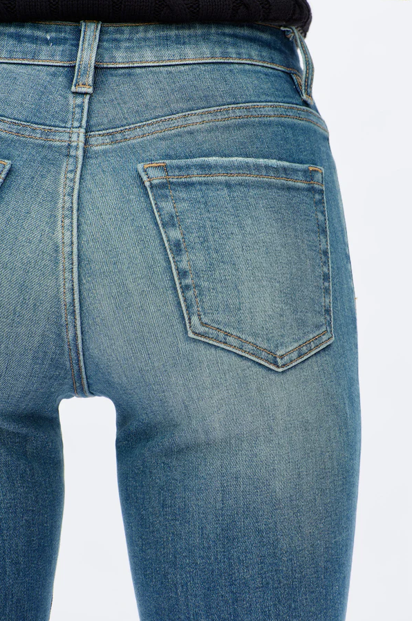 Mid Rise Bootcut Jeans, Retro Medium Blue