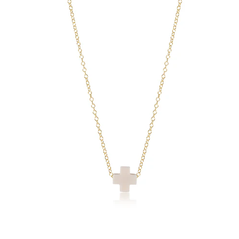 enewton 16" necklace gold - signature cross