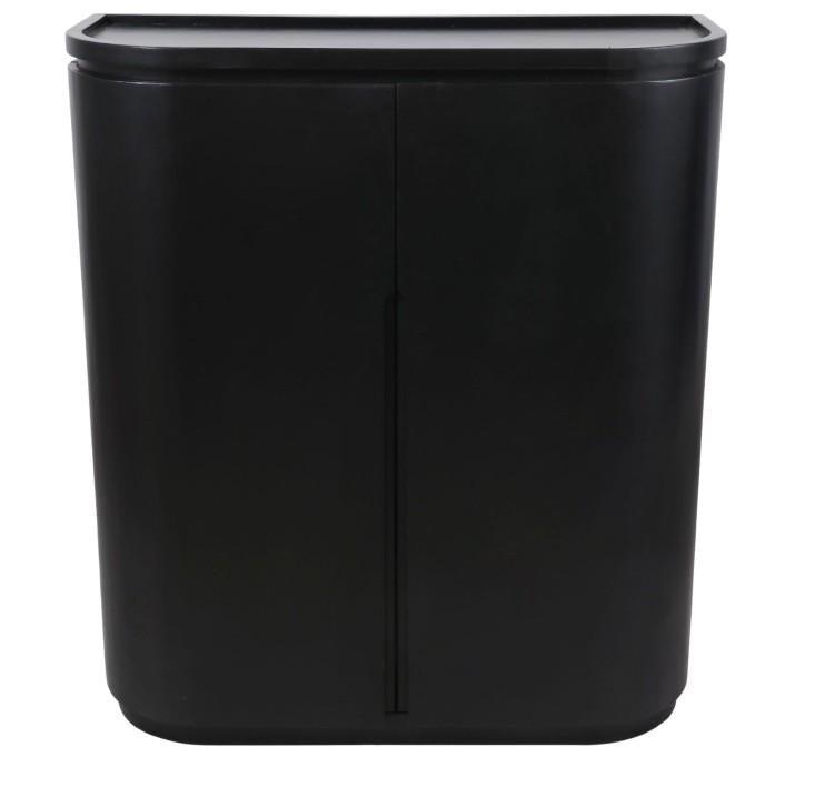 Modern Bar Cabinet, Black