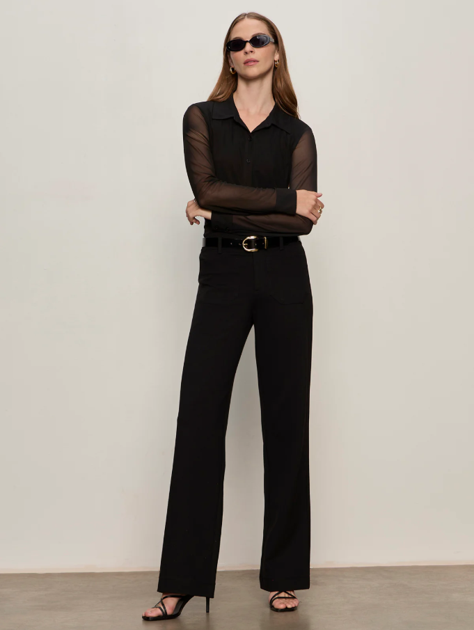 Marine Ponte Pants, Black - 13 Hub Lane   |  Dress Pants
