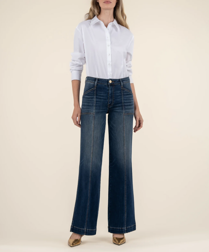 Kut From the Kloth Jodi High Rise Wide Leg, Energy