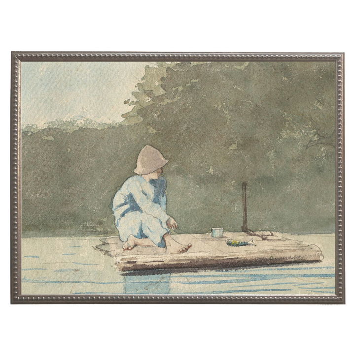 Boy on a Raft