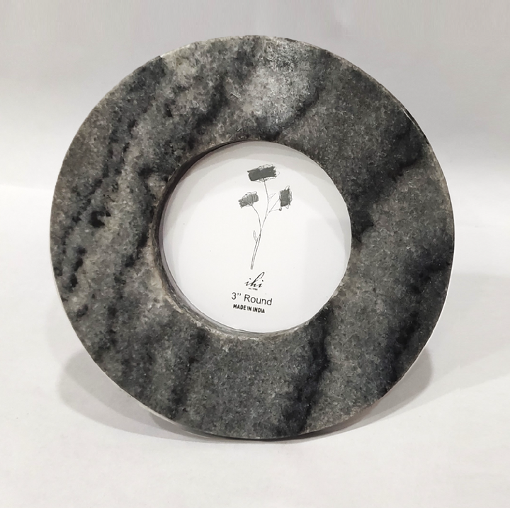 Round Marble Photo Frame - 13 Hub Lane   |  Marble & Stone Frames