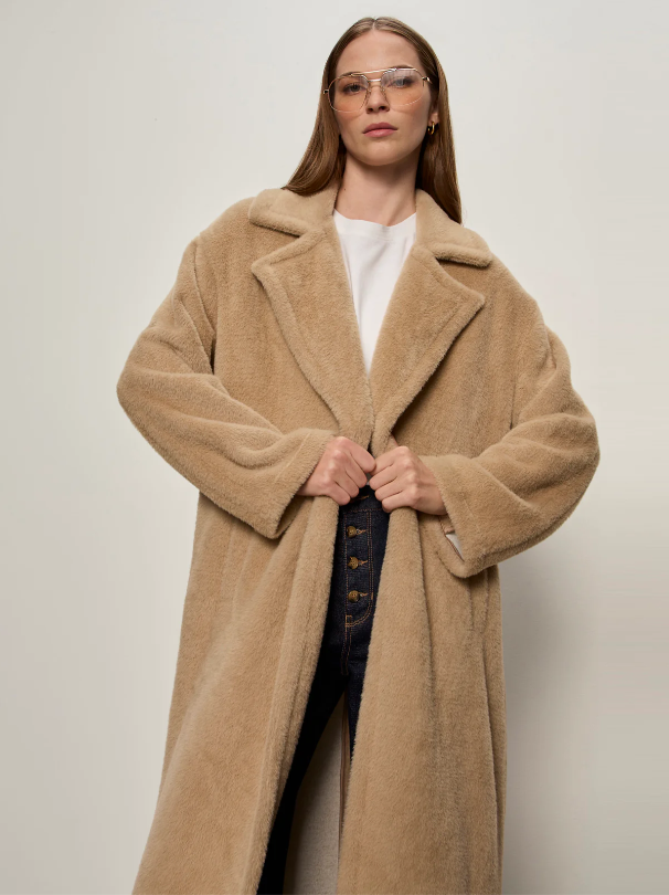 Live In Fur Coat, Warm Caramel