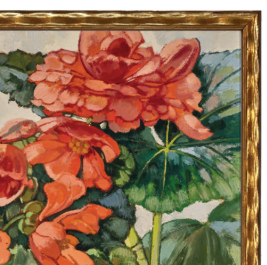 Orange Begonias - 13 Hub Lane   |  Small Wall Art
