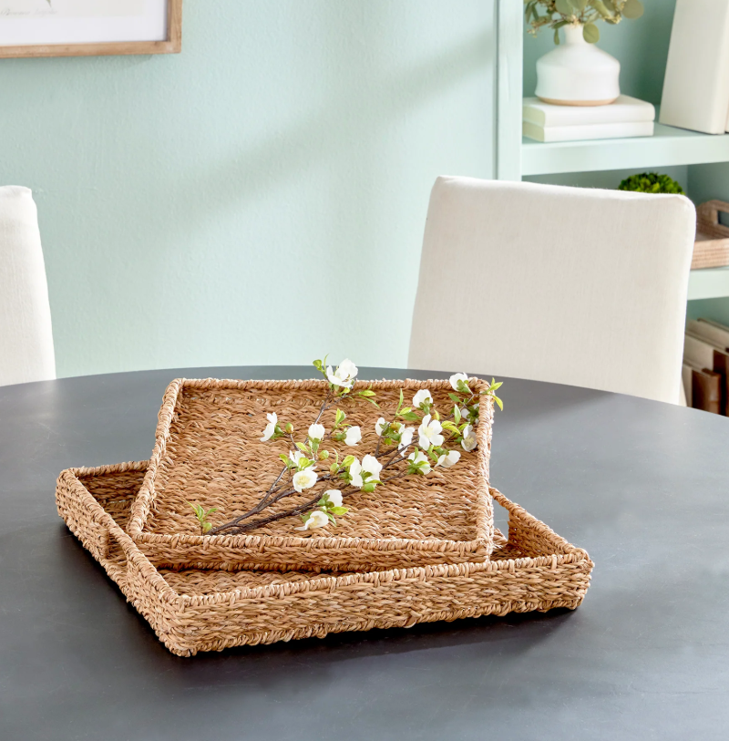 Seagrass Rectangular Tray