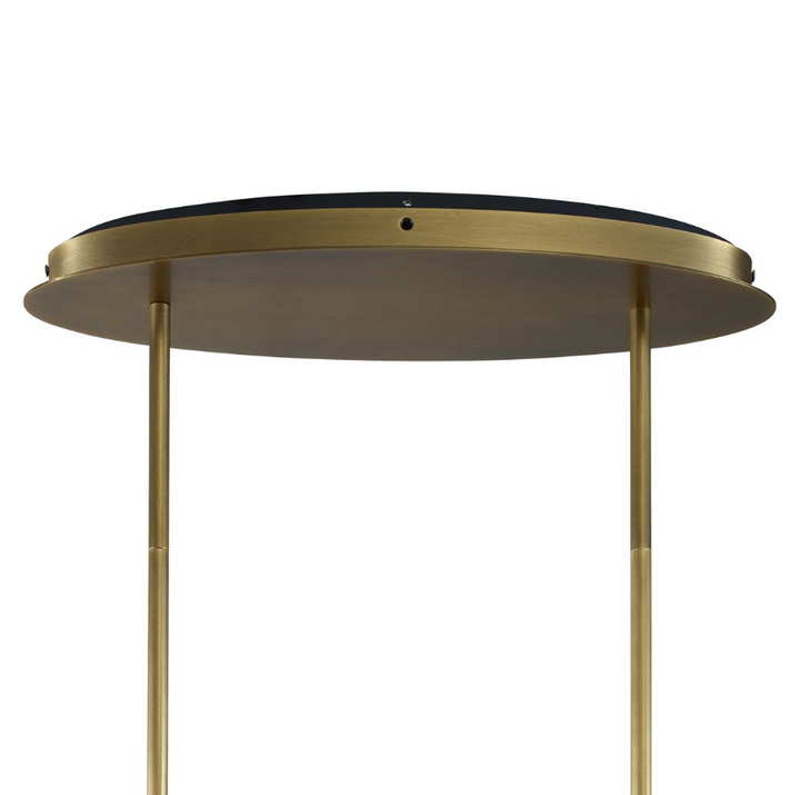 Meandering 14-Light Pendant, Brass - 13 Hub Lane   |  Pendants