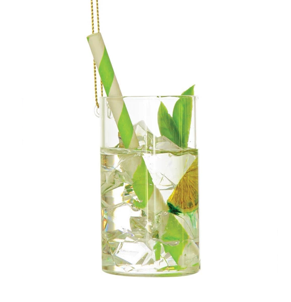 Glass Highball Cocktail Ornament