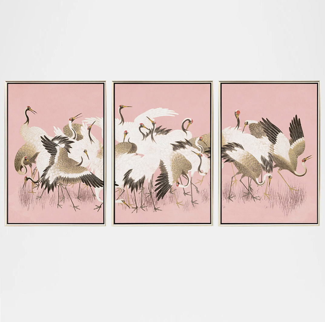 Curious Cranes - Preen - 13 Hub Lane   |  Canvas Art
