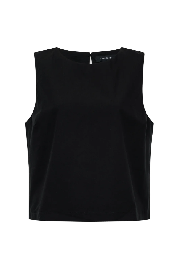 Desired Summer Crop Shell, Black