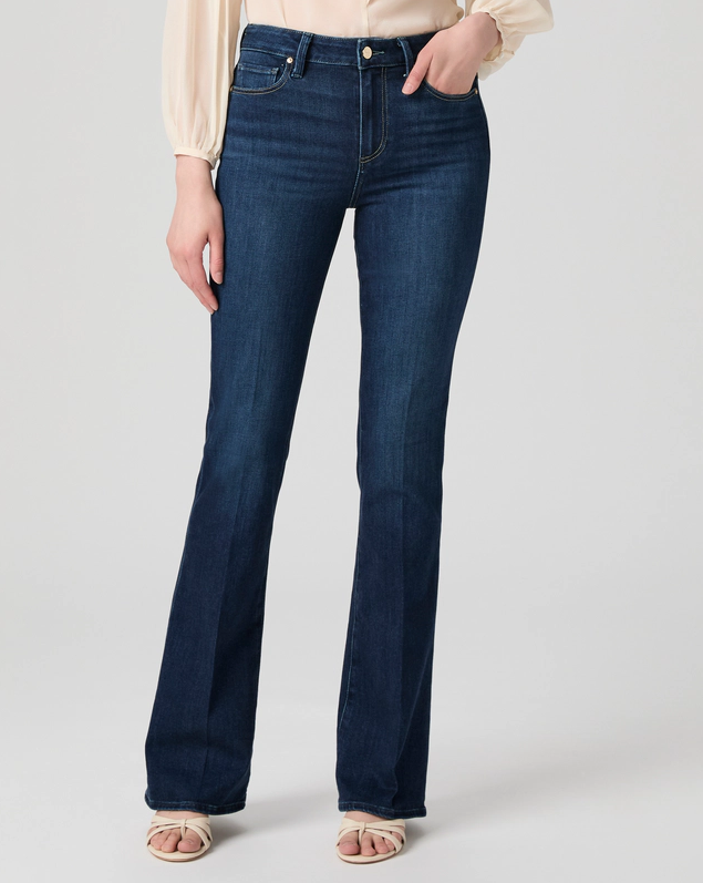 Paige High Rise Laurel Canyon 32" Bootcut Jean, Berlin - 13 Hub Lane   |  