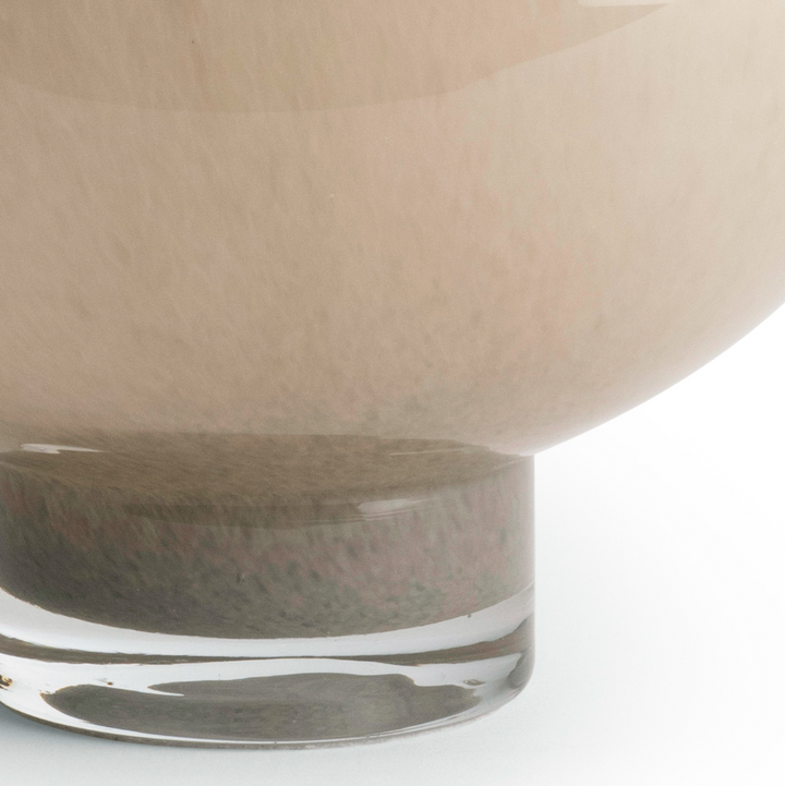 Felino Vase, Beige - 13 Hub Lane   |  Glass Vases