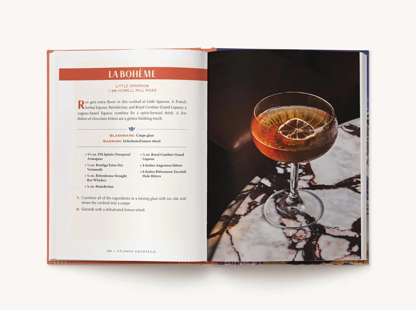 Atlanta Cocktails: An Elegant Collection of Over 100 Recipes Inspired by Georgia’s Capital - 13 Hub Lane   |  Mixology Books