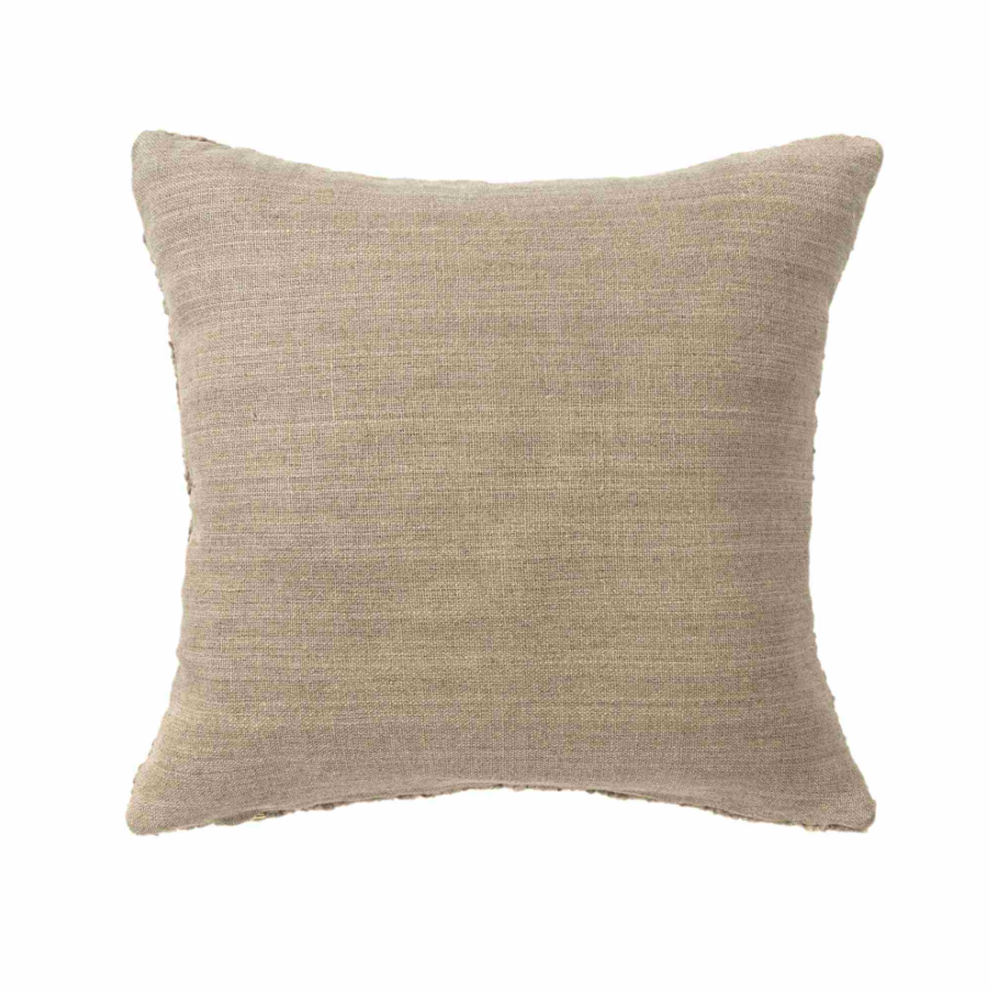 Brown Boucle Pillow - Thumbnail 2