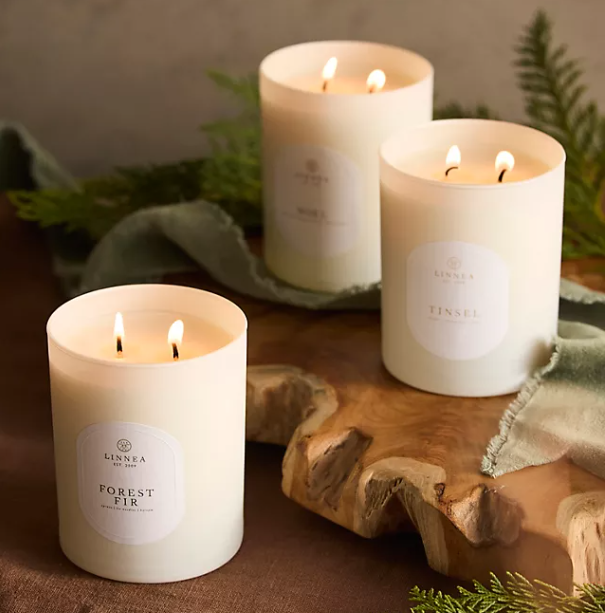 Linnea Forest Fir Two-Wick Candle - Large