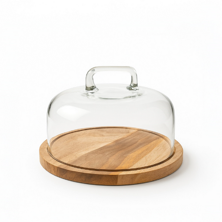 Round Cake Plate w/ Glass Dome - 13 Hub Lane   |  