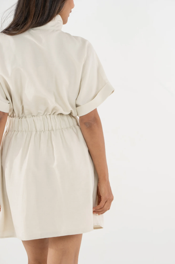 Pullover Dress - Sandshell Linen - 13 Hub Lane   |  