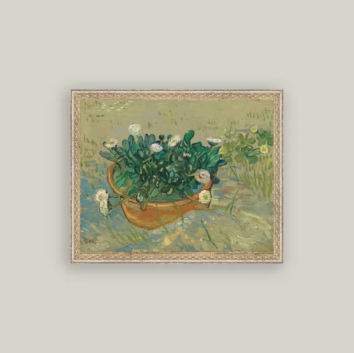 Basket of Daisies - 13 Hub Lane   |  Small Wall Art