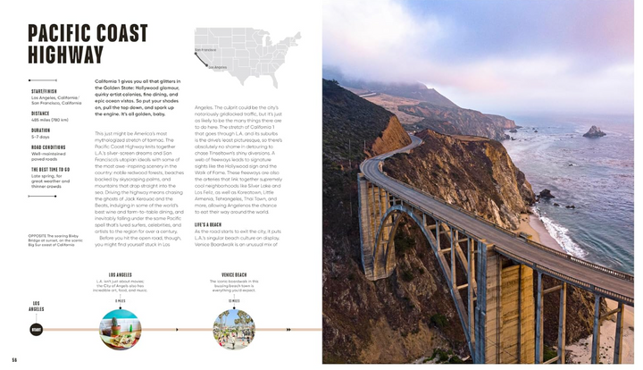 Road Trips in the USA: 50 Adventures on the Open Road