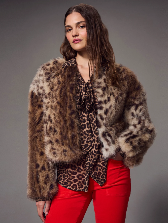 Everest Fur Jacket, Cheetah - 13 Hub Lane   |  