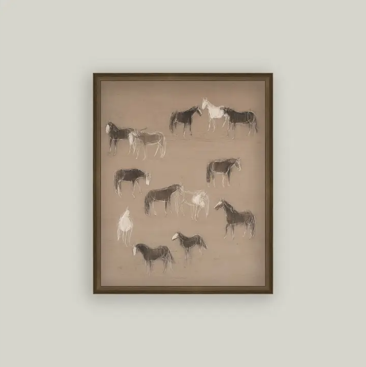Horse Herd Sketch