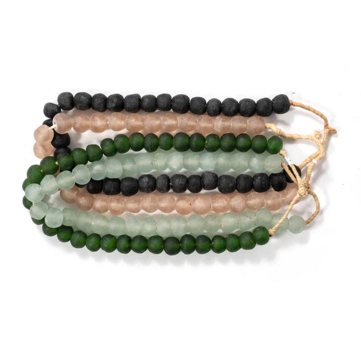 Ghanian Glass Beads, Green - 13 Hub Lane   |  Decorative Beads