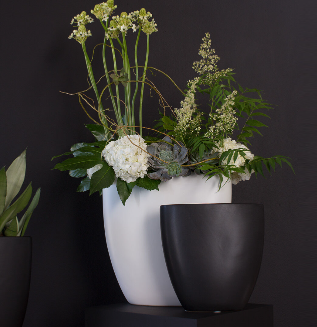 Sasso Vase Black - Thumbnail 2