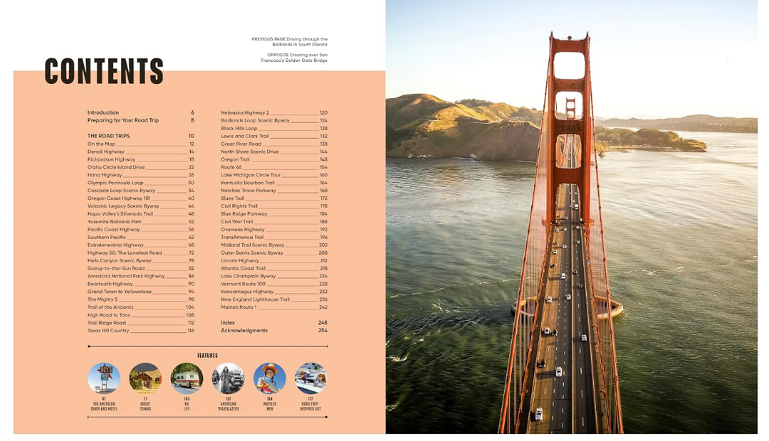 Road Trips in the USA: 50 Adventures on the Open Road