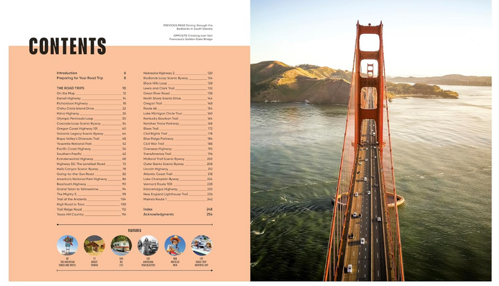 Road Trips in the USA: 50 Adventures on the Open Road