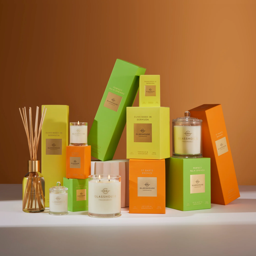 St. Barts Bronze Triple Scented Candle - Thumbnail 4