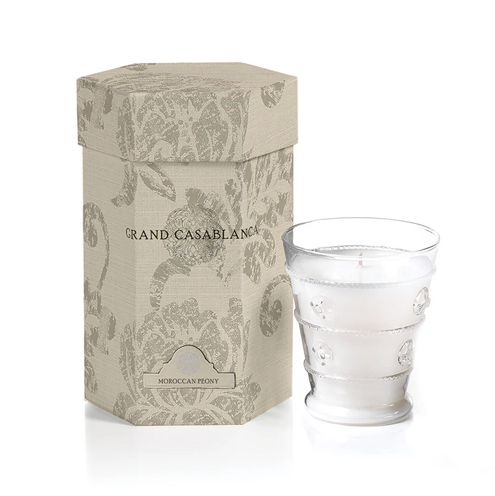 Grand Casablanca Candle Jar, Moroccan Peony