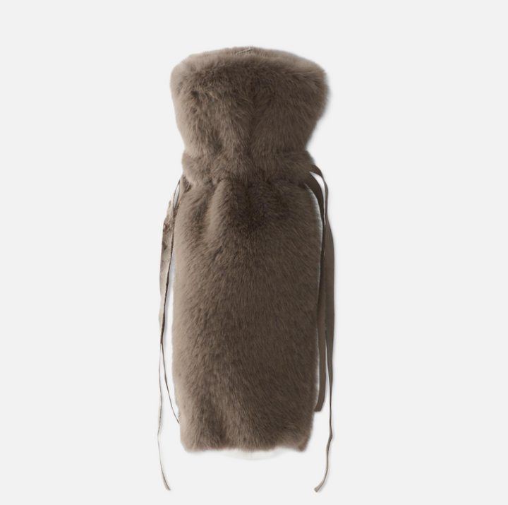 Faux Fur Wine Bag