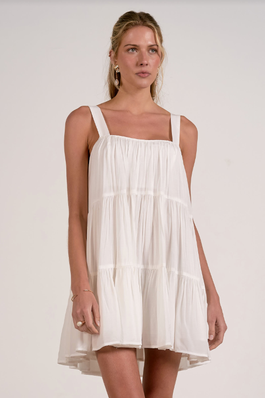 D-Ring Tiered Mini, White