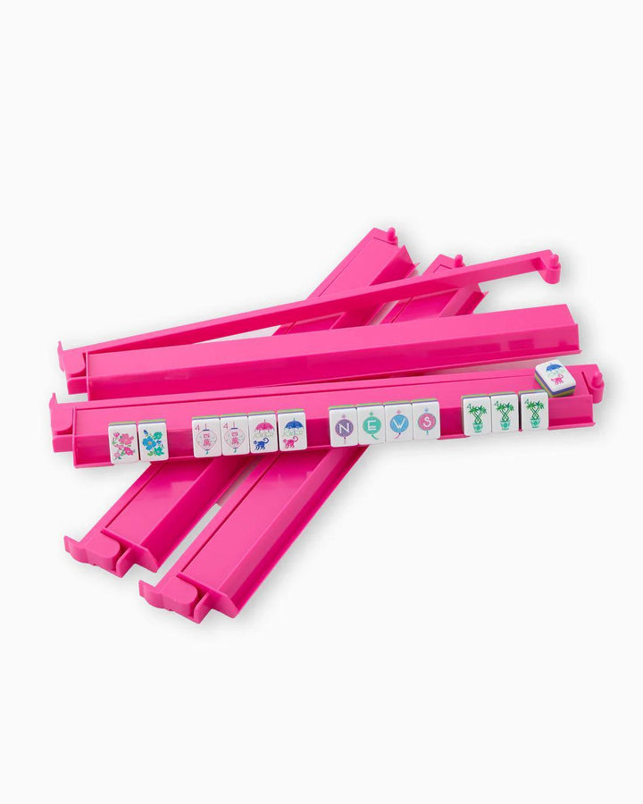 Acrylic Rack & Pusher Set, Hot Pink