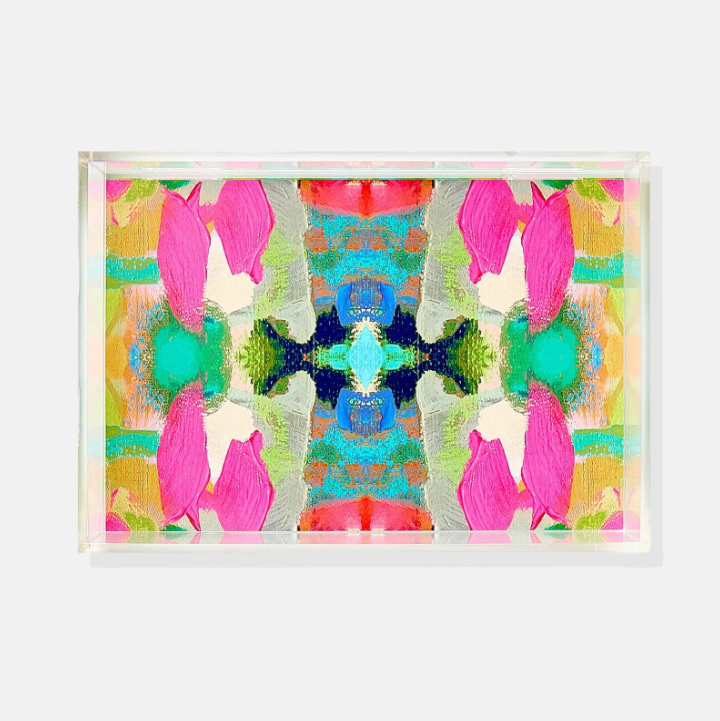 Pink Paradise Tray - 13 Hub Lane   |  Acrylic Trays