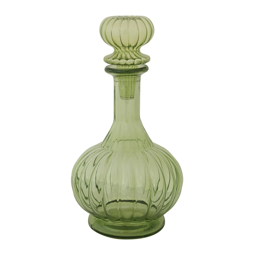 13 Hub Lane Ribbed Decanter