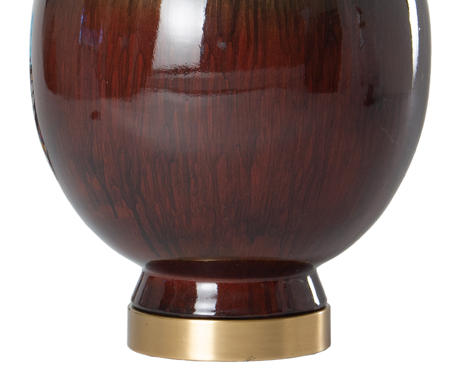 Dom Table Lamp, Currant Glaze - 13 Hub Lane   |  