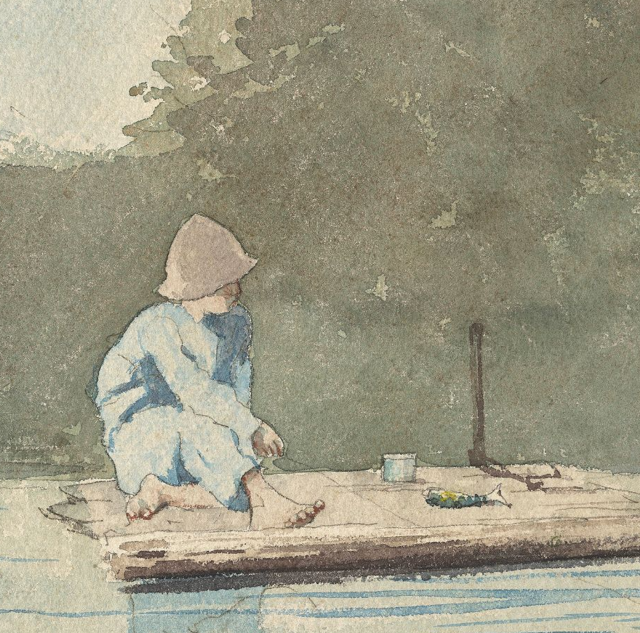 Boy on a Raft