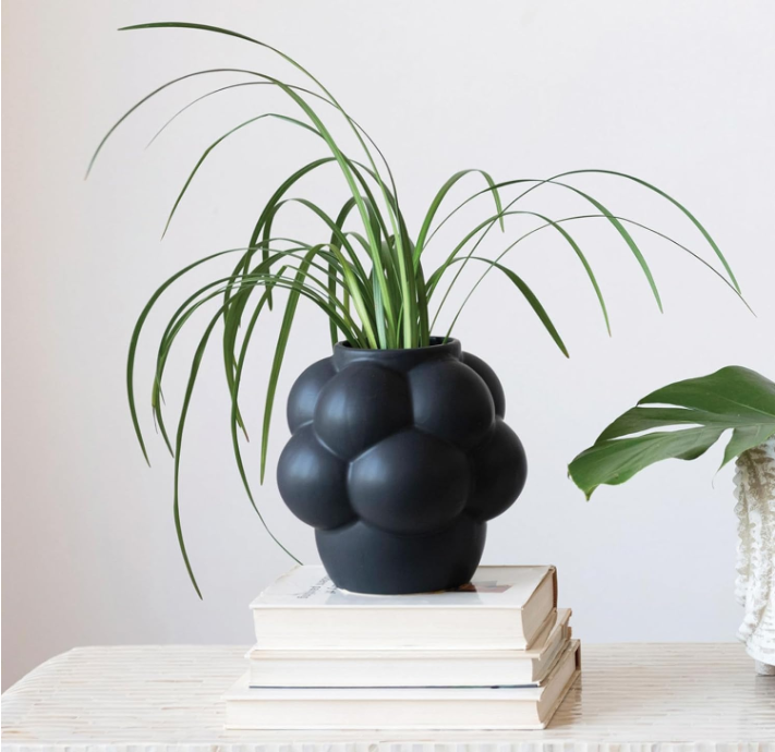 Black Bubble Vase