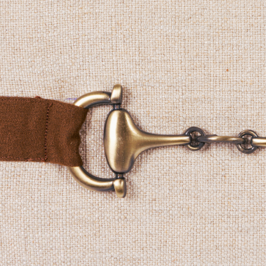 Horsebit Lumbar Pillow