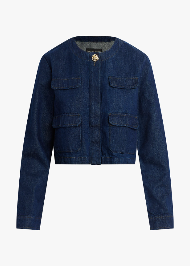 Denim Emily Jacket, Stout - 13 Hub Lane   |  Denim Jackets