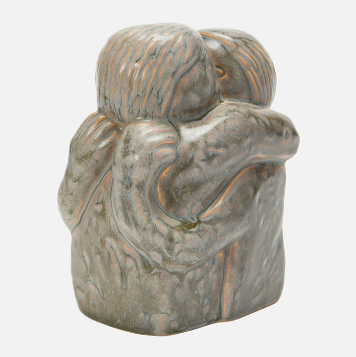 Stoneware Hugging Figures