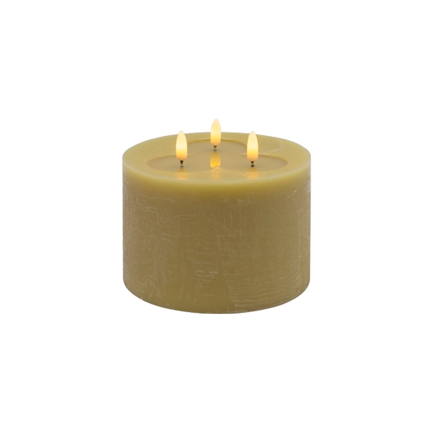 3 Wick Flameless Candle - Thumbnail 2