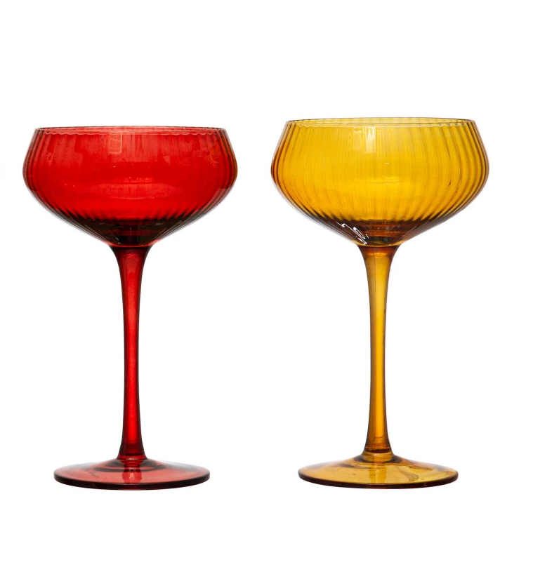 Stemmed Champagne Coupe Glass