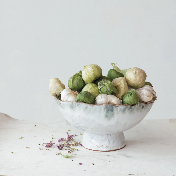 Stoneware Footed Bowl - 13 Hub Lane   |  Stoneware Bowls
